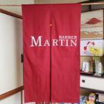 2020-21　バーバー　マーチン　店内のれん